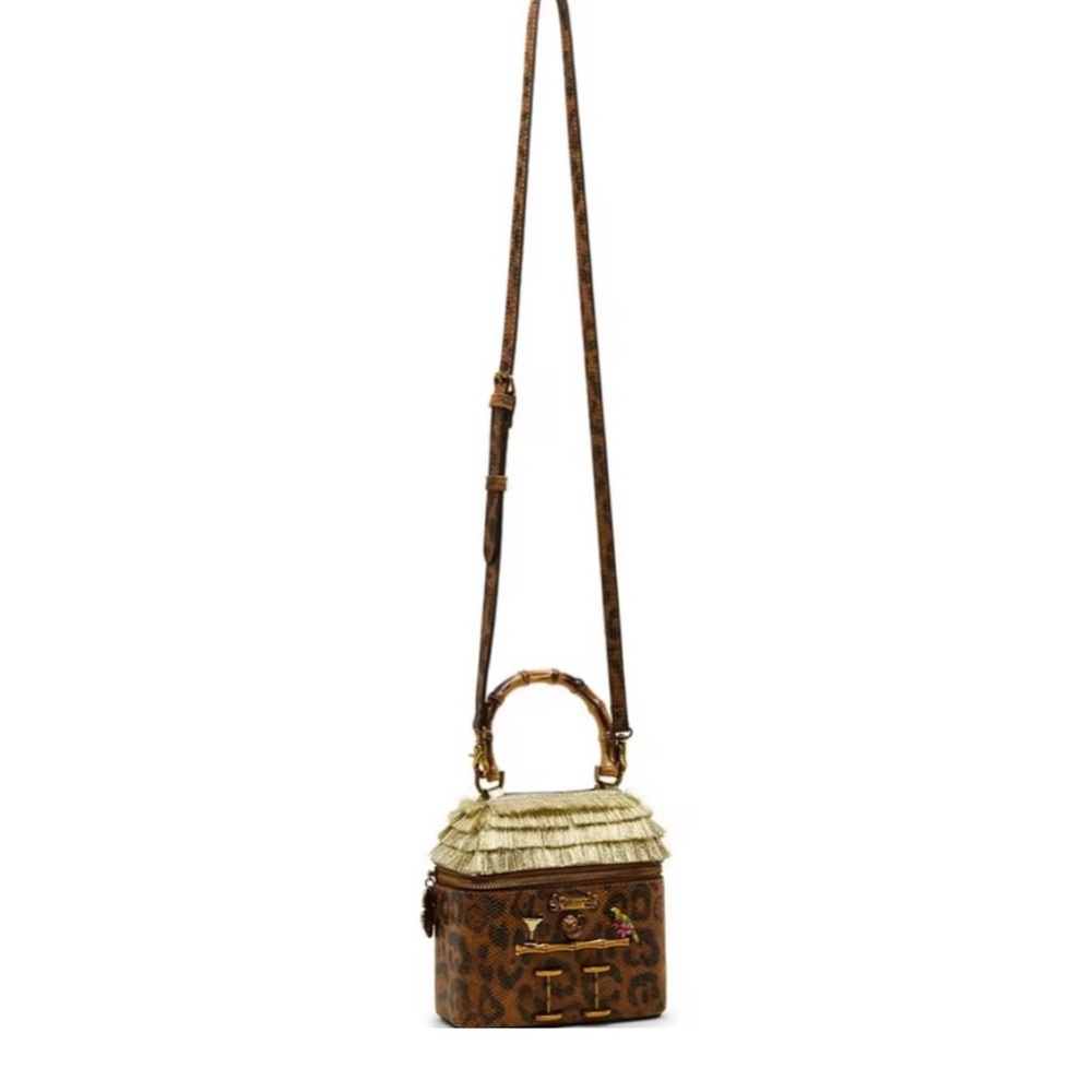 🛖 NWT Betsey Johnson, the Tiki Chic Bar
Satchel purse . In original plastic. - Picture 5 of 7
